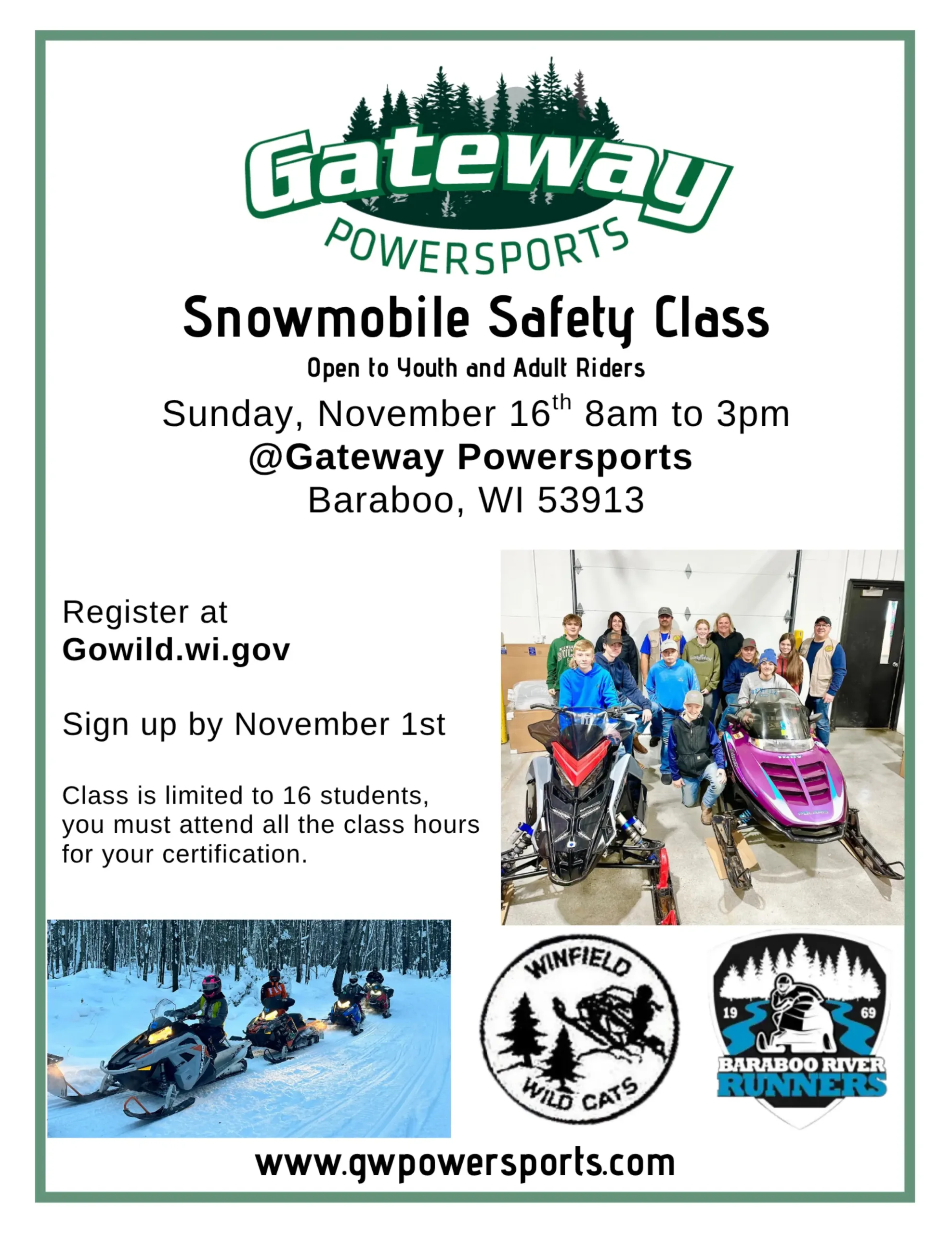 Snowmobile Classes